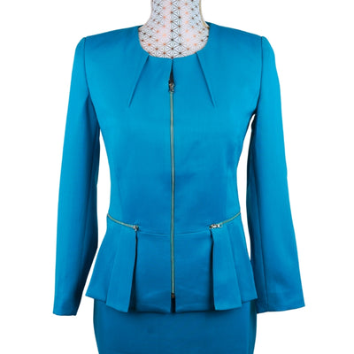 CBK Suit, Karinca Zipper JACKET - Turquoise
