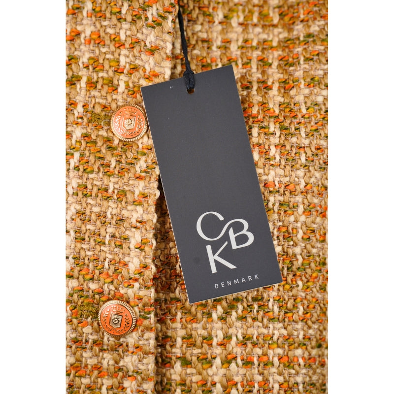 CBK-Anzug, Alipek-Chanel-Look – Mehrfarbig Braun/Beige/Orange