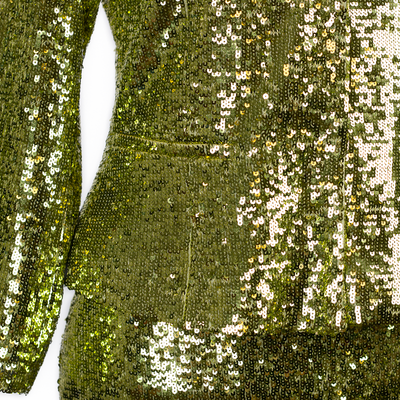 CBK Suit, Erva Sequin Jacket - Lime