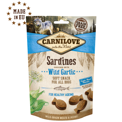 Carnilove Soft Snack - Sardines &amp; Wild Garlic