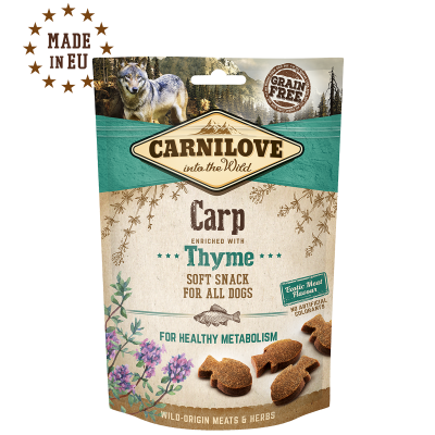 Carnilove Soft Snack - Carp &amp; Thyme 