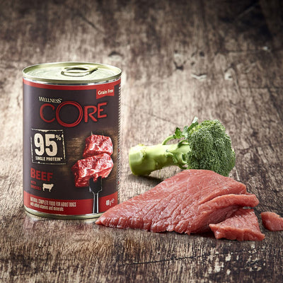 CORE All Breed Wet food 400 grams Beef &amp; Broccoli 