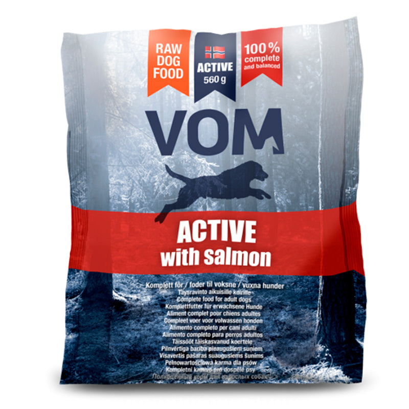 VOM Active Complete feed with Salmon meatballs 560g 
