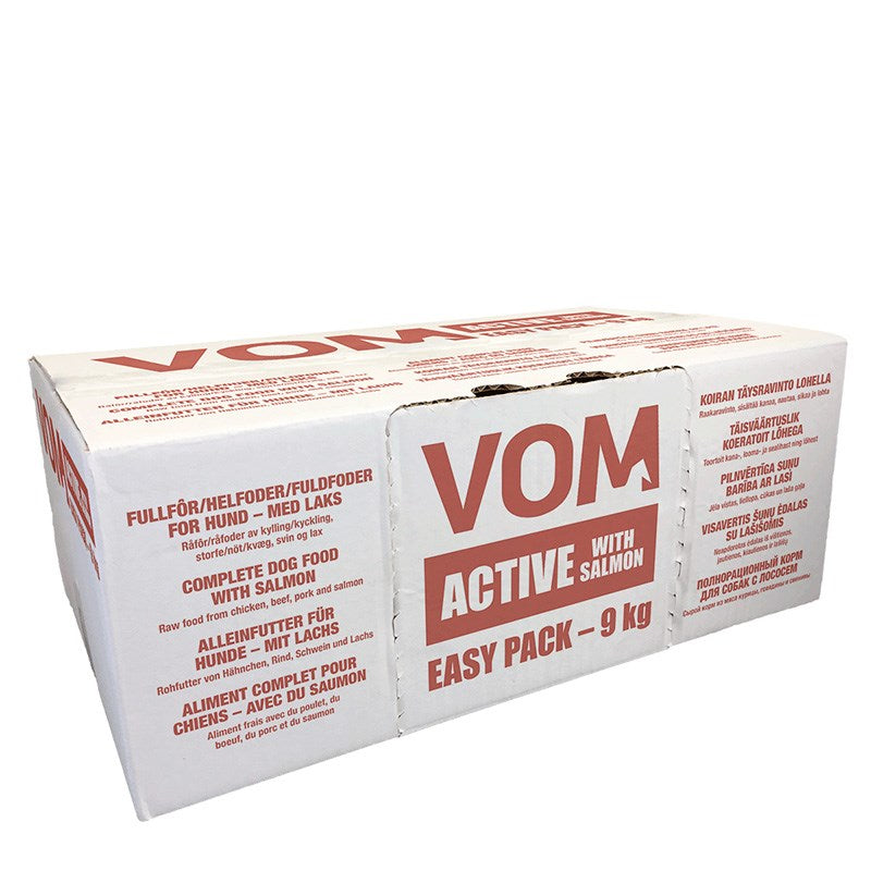 VOM Easy Pack, Active Complete feed with Salmon, 9 kg 