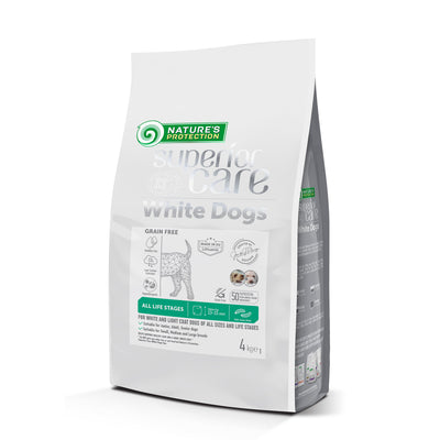 NEW - Nature's Protection White Dogs ADULT Breed, INSECT - MEDIUM Kibbles