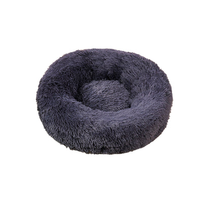 Luxury donut dog bed with zipper and removable cover By CBK in Dark Grey