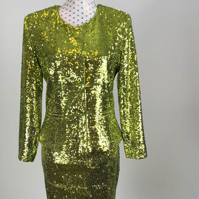 CBK Suit, Erva Sequin - Lime