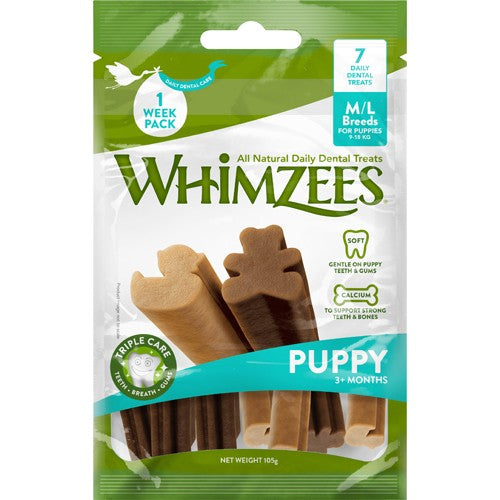 Whimzees Puppy Chew M/L 7 pcs