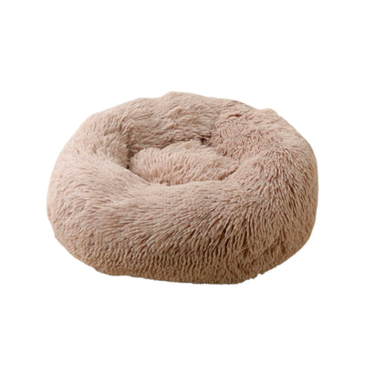 Luxury donut dog bed with zipper and removable cover By CBK in Dark Sand 
