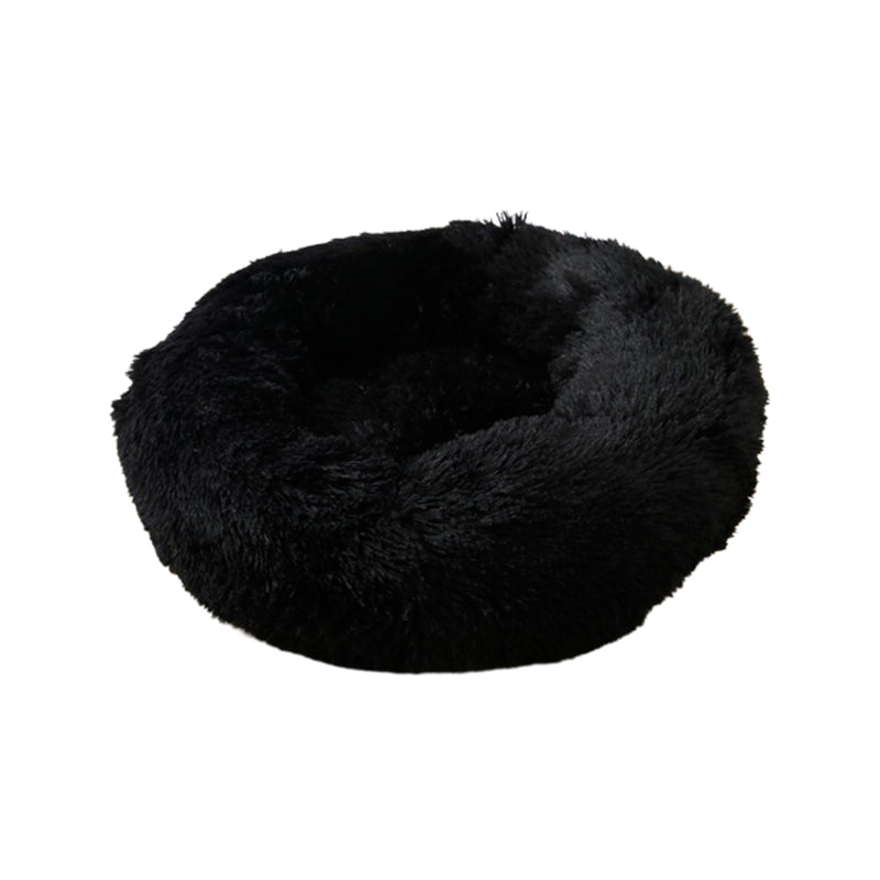 Luxury donut dog bed with zipper and removable cover By CBK in Black 