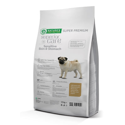 Nature's Protection Sensitive Skin &amp; Stomach Adult Small Breed, LAMB - Small kibbles
