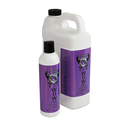 WOW Ultimate Spray fra Ashley Craig fås i 500 ml og 4 liter flasker. Finish spray til WOW look. Få den hos GroomUs. 