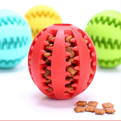Lille bold 5 cm Aktivitetslegetøj til godbidder har plads i siderne til at man kan sætte godbidder ind - GroomUs