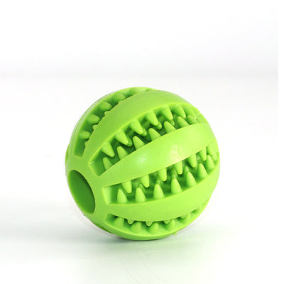 Mellem bold 6 cm Aktivitetslegetøj til godbidder og tandrensning i grøn fra GroomUs