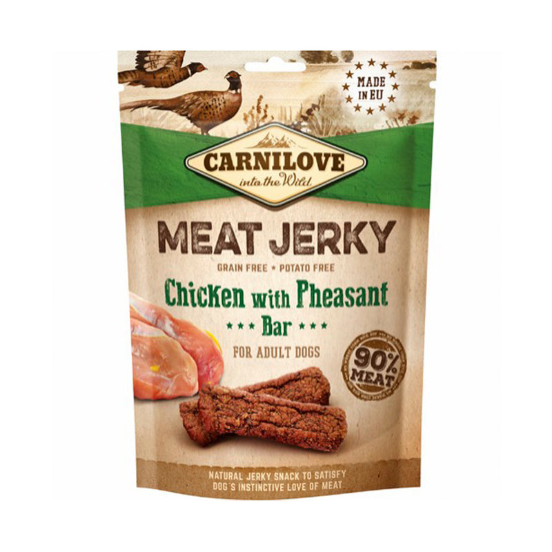 Carnilove Jerky Chicken with Pheasant Bar 
