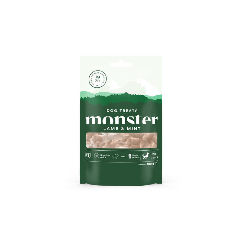 Monster Dog Treats Lamb & Mint 100 g fra GroomUs