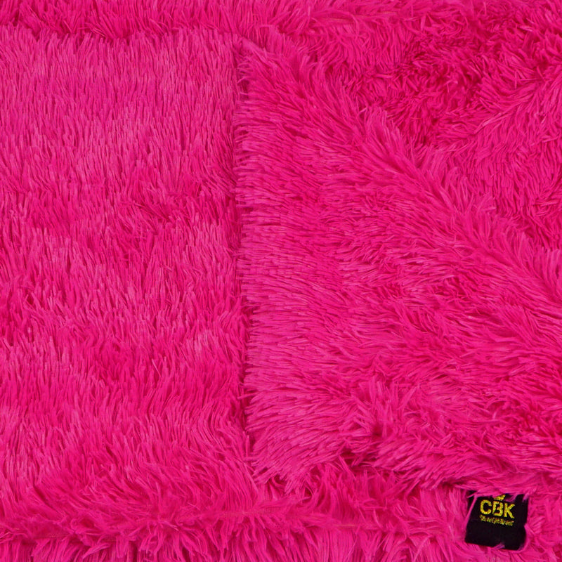 CBK-Fleece-Hundedecke Dark Pink Ultraweich und wendbar 