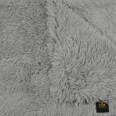 CBK fleece hundetæppe Lysegrå 100x75 cm Ultra blødt & vendbart - GroomUs